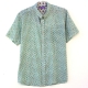 Chemise Homme Manches Courtes Imprimé  Imprimé Floral Aqua