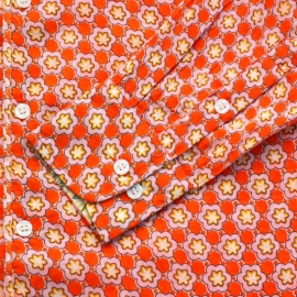 Chemise Homme Imprimé Orange