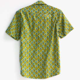 Chemise Homme Imprimé Vert Forêt