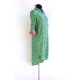 Robe Chemise Imprimé Vert Prairie