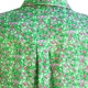 Robe Chemise Imprimé Vert Prairie