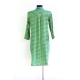 Robe Chemise Imprimé Vert Prairie