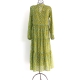 Robe Longue Imprimé Vert Forêt