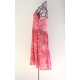 Robe Midi Imprimé Floral Rose