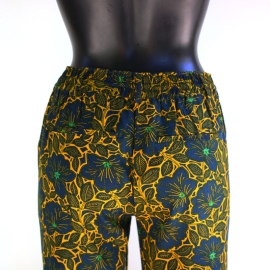 Pantalon Evasé Imprimé Batik