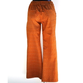 Pantalon Femme Imprimé Rouille