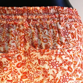 Pantalon Femme Imprimé Orange