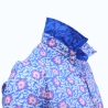Chemise Homme Bleu Outremer Et Fleurs Roses
