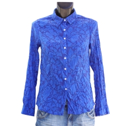 copy of CHEMISE FEMME IMPRIME FLEURS BLEU DENIM