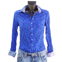 copy of CHEMISE FEMME IMPRIME FLEURS BLEU DENIM