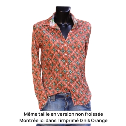 Chemise Femme Fleurs Majorelle