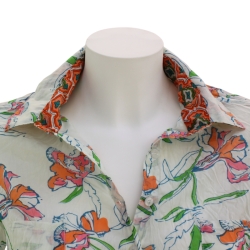 copy of CHEMISE FEMME IMPRIME FLEURS BLEU DENIM