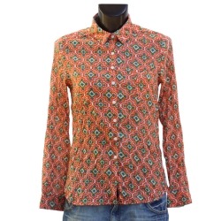 copy of CHEMISE FEMME IMPRIME FLEURS BLEU DENIM