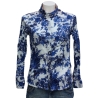 copy of CHEMISE FEMME IMPRIME FLEURS BLEU DENIM