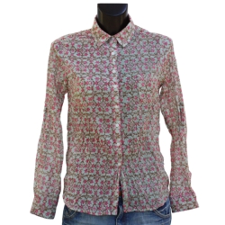 copy of CHEMISE FEMME IMPRIME FLEURS BLEU DENIM