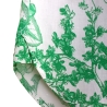 Chemise Femme Oversize Dessin Botanique Vert