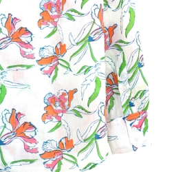 copy of CHEMISE FEMME IMPRIME FLEURS BLEU DENIM