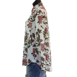 copy of CHEMISE FEMME IMPRIME FLEURS BLEU DENIM