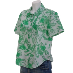 copy of CHEMISE FEMME IMPRIME FLEURS BLEU DENIM