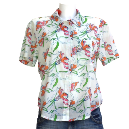 Chemise Femme Manches Courtes Iris