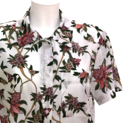 copy of CHEMISE FEMME IMPRIME FLEURS BLEU DENIM