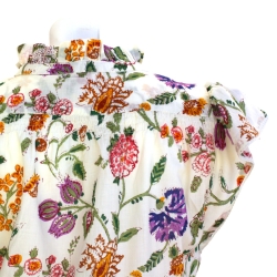 copy of CHEMISE FEMME IMPRIME FLEURS BLEU DENIM