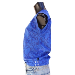 Top Femme Fleurs Majorelle