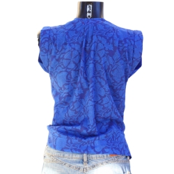 Top Femme Fleurs Majorelle
