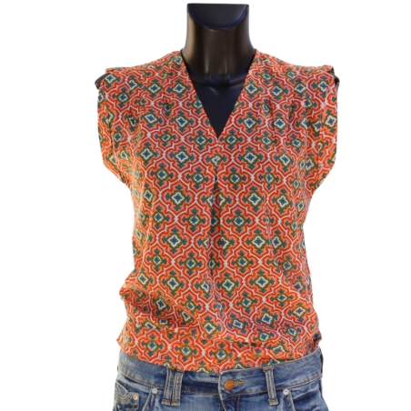 Top Femme Iznik Orange