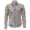 Chemise Homme Fleurs Multicolores