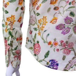Chemise Homme Fleurs Multicolores