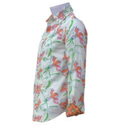 copy of Chemise Homme Imprimé Kaki Et Bleu Aqua