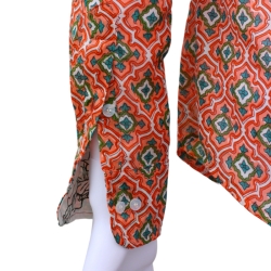 copy of Chemise Homme Imprimé Kaki Et Bleu Aqua