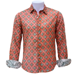 Chemise Homme Iznik Orange