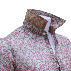 copy of Chemise Homme Imprimé Kaki Et Bleu Aqua