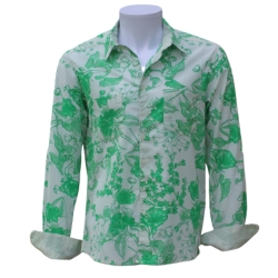 copy of Chemise Homme Imprimé Mini Motif Bordeaux