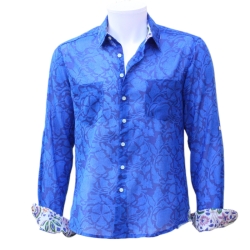 copy of Chemise Homme Imprimé Mini Motif Bordeaux