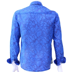 Chemise Homme Fleurs Majorelle