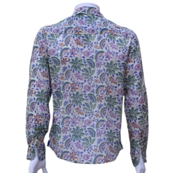 copy of Chemise Homme Imprimé Mini Motif Bordeaux