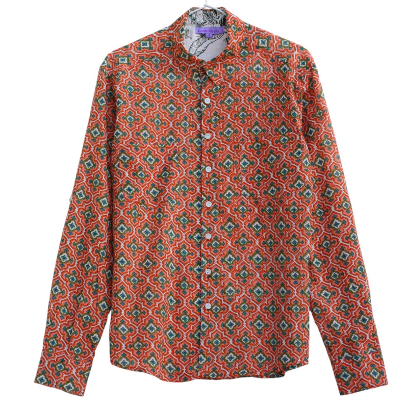 Chemise Homme Iznik Orange