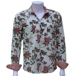 copy of Chemise Homme Imprimé Mini Motif Bordeaux