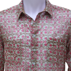 copy of Chemise Homme Imprimé Mini Motif Bordeaux