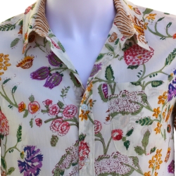 copy of Chemise Homme Imprimé Orange Et Rose