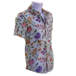 copy of Chemise Homme Imprimé Orange Et Rose