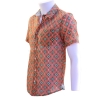 copy of Chemise Homme Imprimé Orange Et Rose