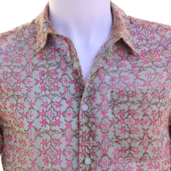 Chemise Homme Blockprint Minifleurs