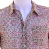 copy of Chemise Homme Imprimé Orange Et Rose