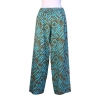 copy of Pantalon Large Femme Imprimé Kaki Et Bleu Aqua