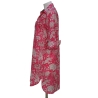 Robe Chemise Imprimé rose fleurs blanches