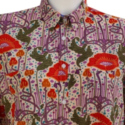 Robe Chemise Imprimé fleurs multicolores